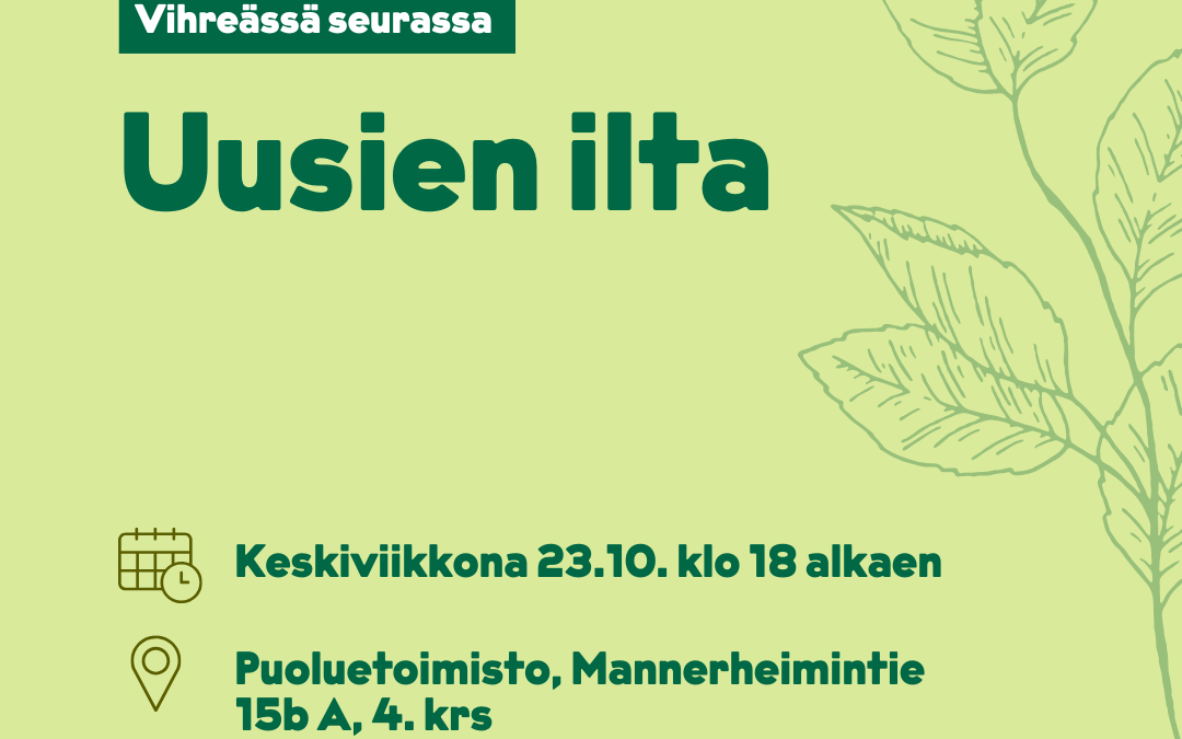 Uusien ilta 23.10.